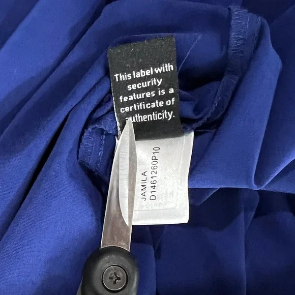 DIANE VON FURSTENBERG Jamila Dress Blue 0 - Picture 10 of 11